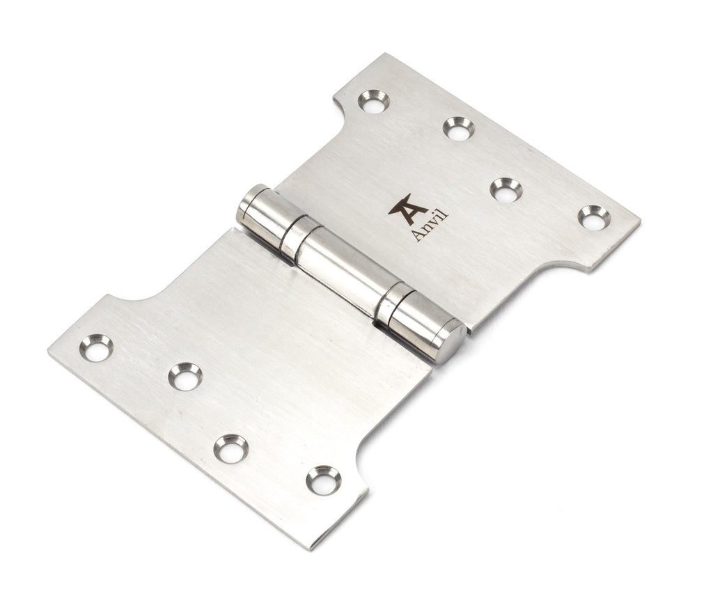 From The Anvil's Satin Stainless Steel Parliament Hinges SS (pair)