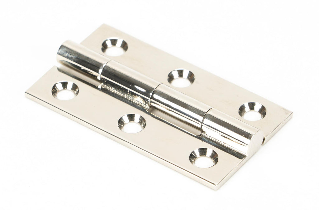 From The Anvil's Polished Nickel Butt Hinge (pair)