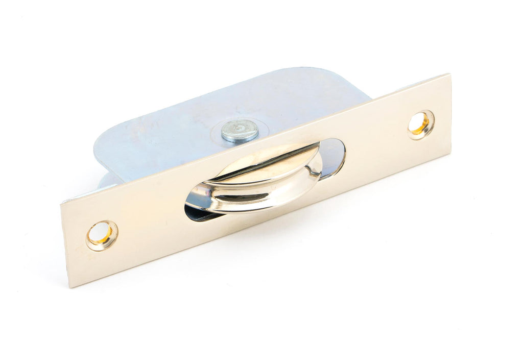 From The Anvil's Polished Nickel Square Ended Sash Pulley 75kg