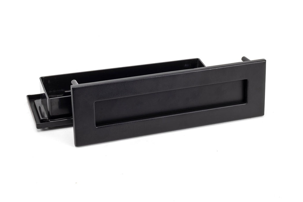 From The Anvil's Matt Black Traditional Letterbox