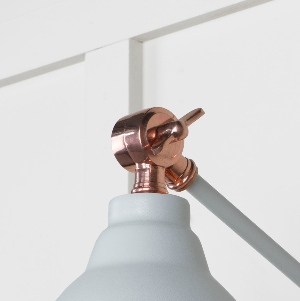 From The Anvil's Smooth Copper Smooth Copper Brindley Wall Light