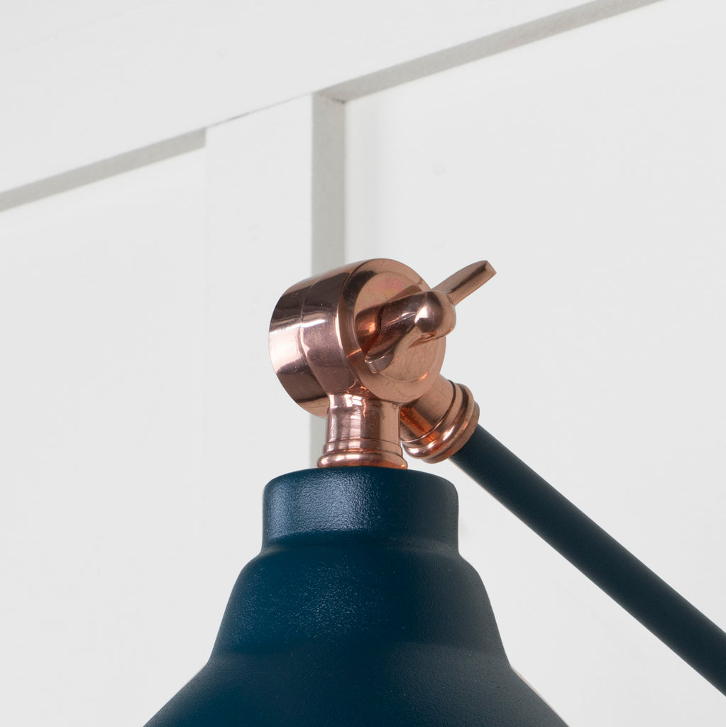 From The Anvil's Smooth Copper Smooth Copper Brindley Wall Light