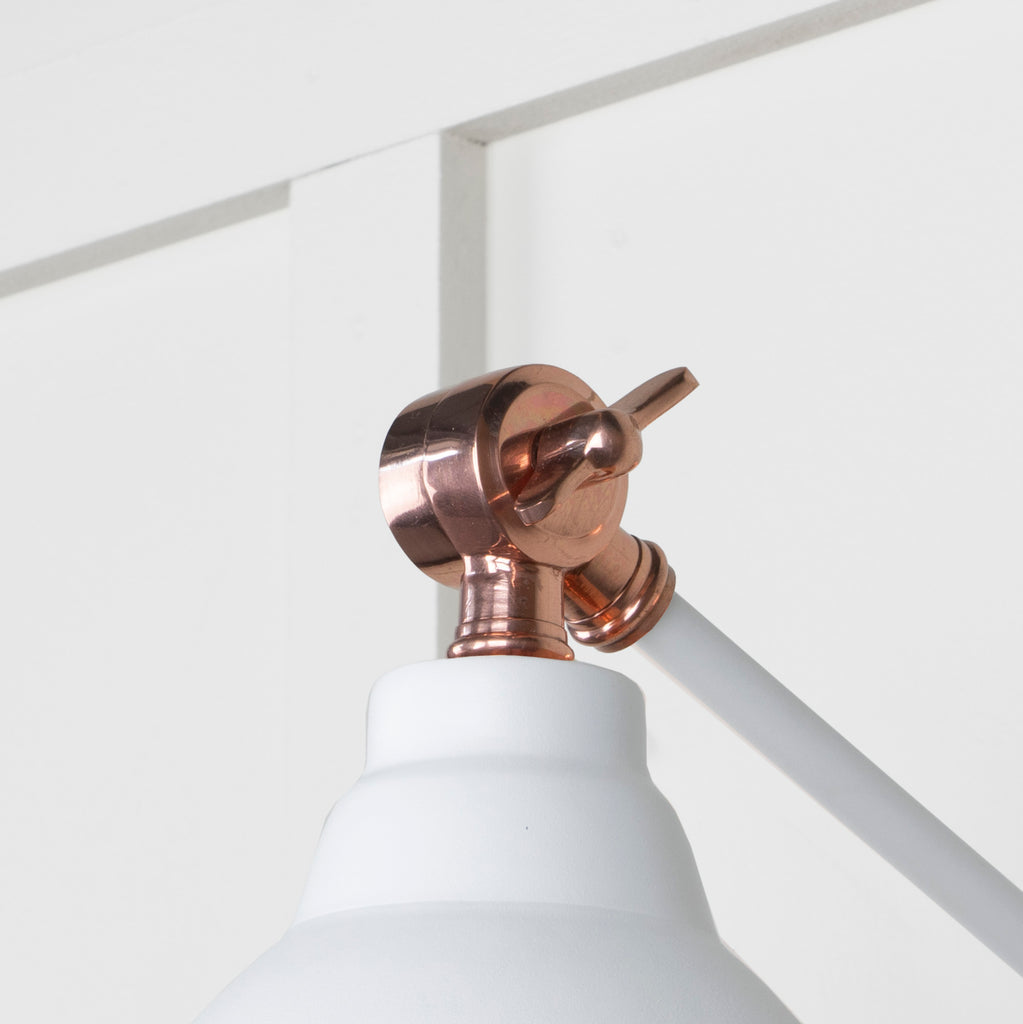 From The Anvil's Smooth Copper Smooth Copper Brindley Wall Light