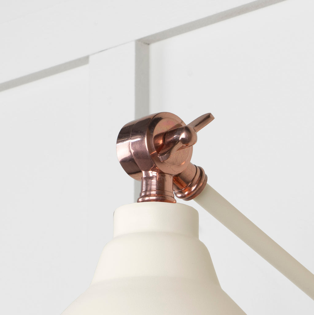 From The Anvil's Smooth Copper Smooth Copper Brindley Wall Light