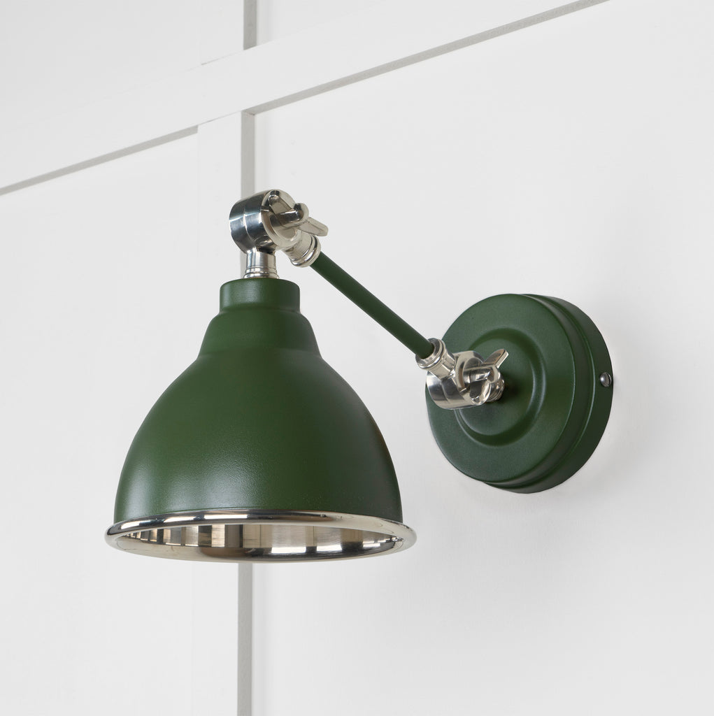 From The Anvil's Smooth Nickel Smooth Nickel Brindley Wall Light