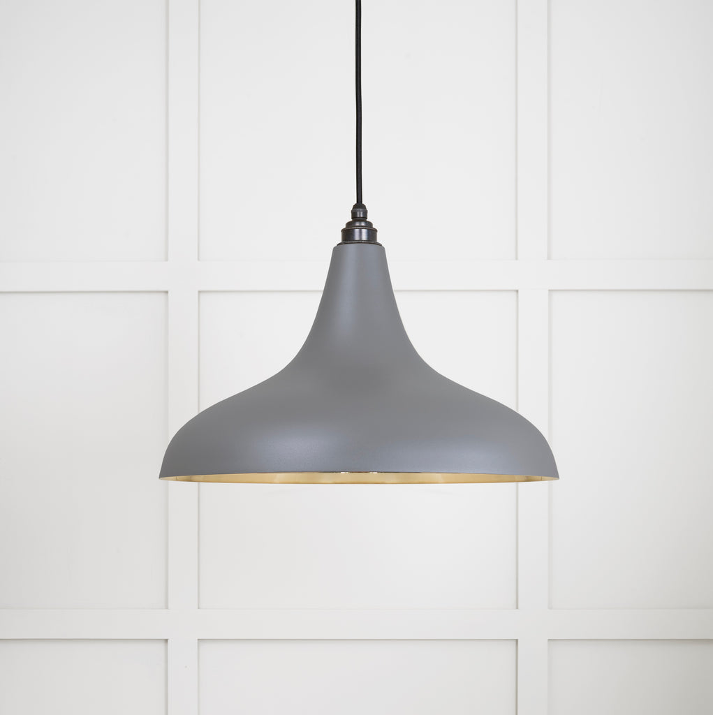 From The Anvil's Smooth Brass Smooth Brass Frankley Pendant