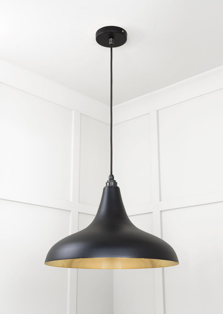 From The Anvil's Smooth Brass Smooth Brass Frankley Pendant