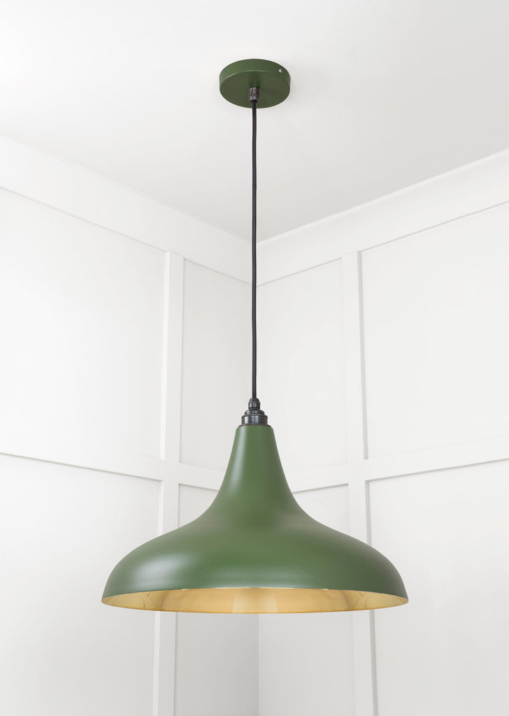 From The Anvil's Smooth Brass Smooth Brass Frankley Pendant