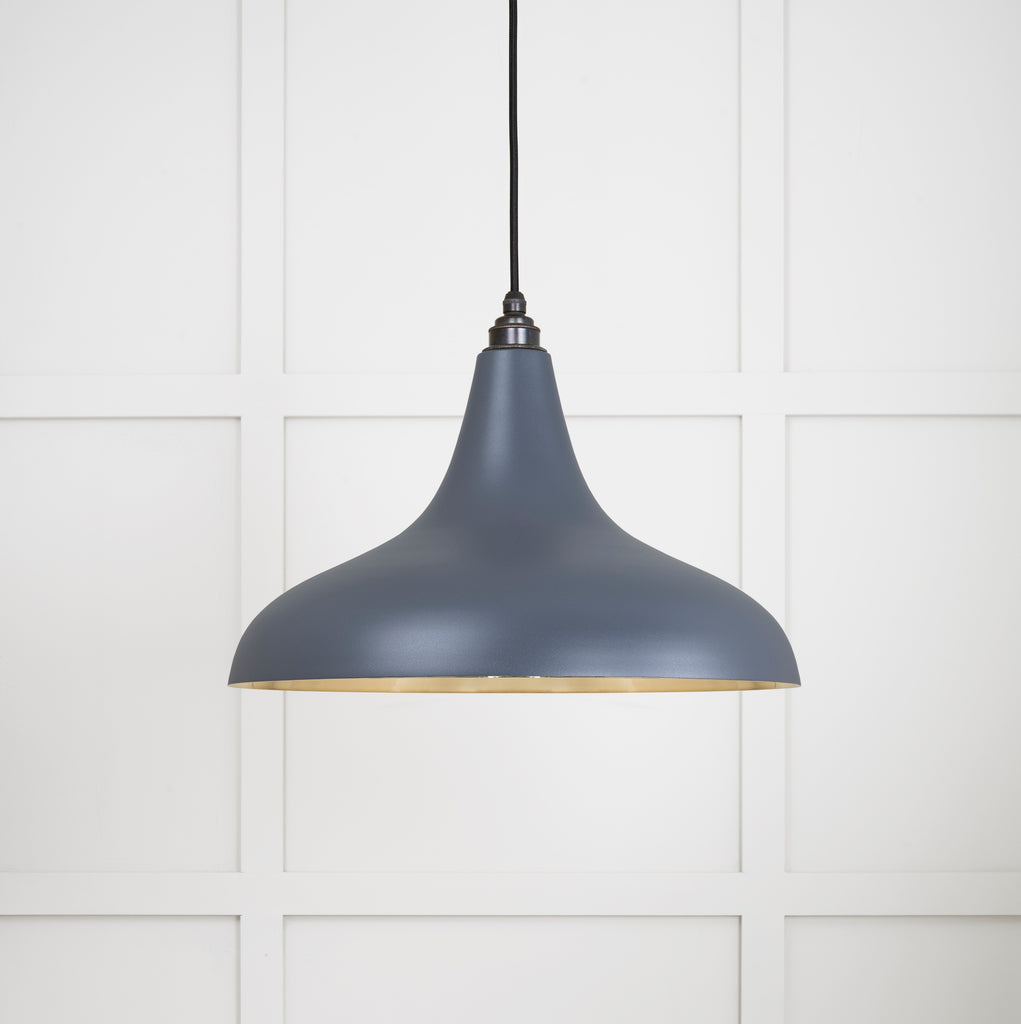 From The Anvil's Smooth Brass Smooth Brass Frankley Pendant