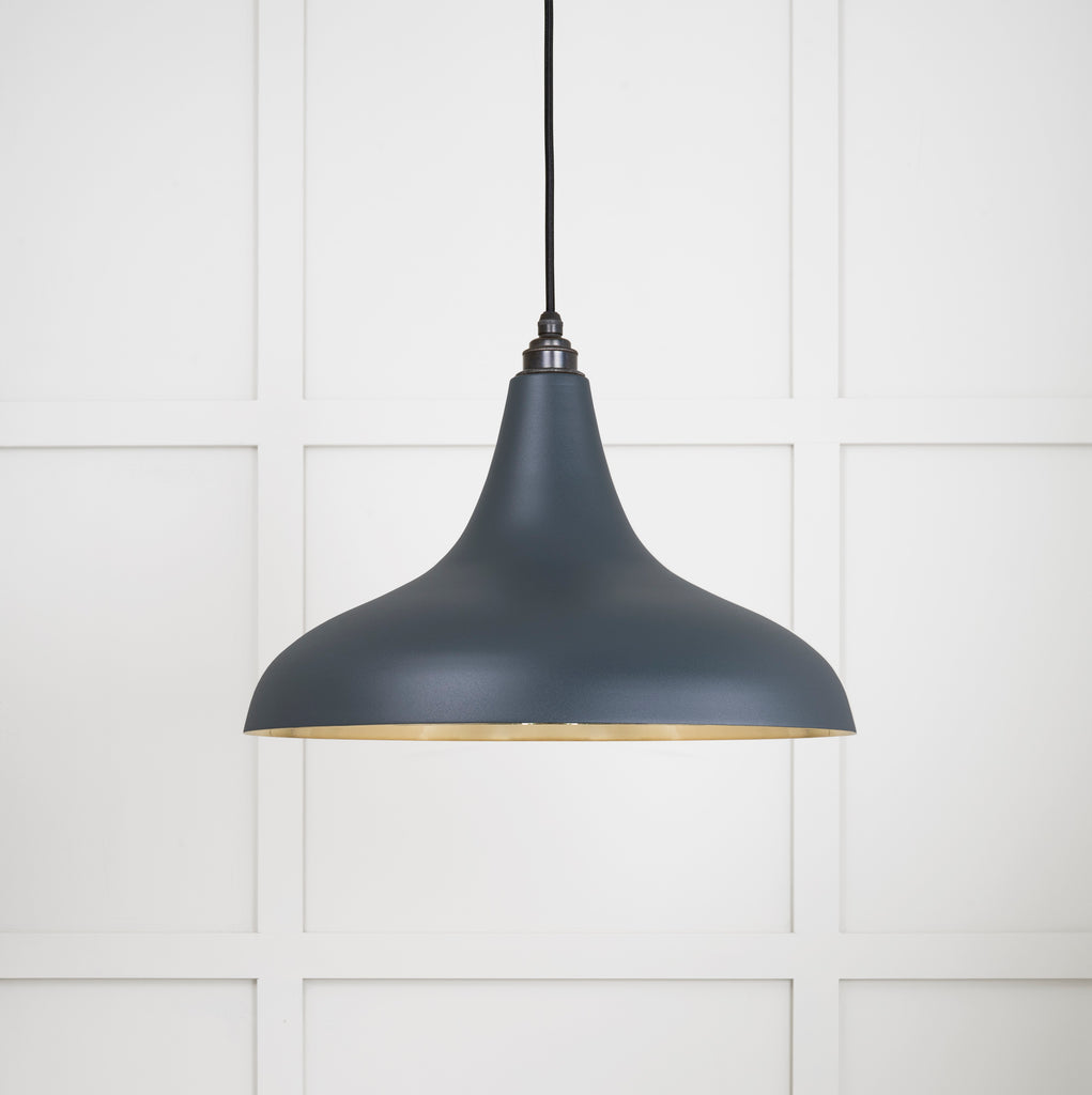 From The Anvil's Smooth Brass Smooth Brass Frankley Pendant