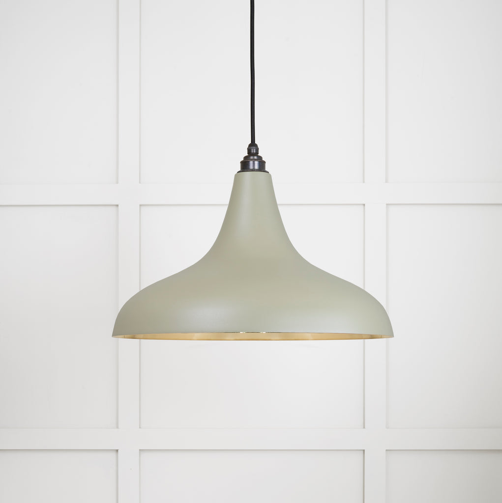 From The Anvil's Smooth Brass Smooth Brass Frankley Pendant