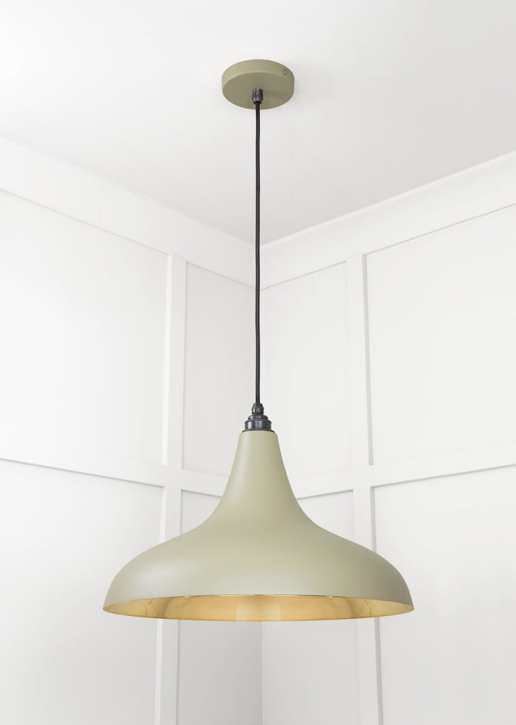 From The Anvil's Smooth Brass Smooth Brass Frankley Pendant