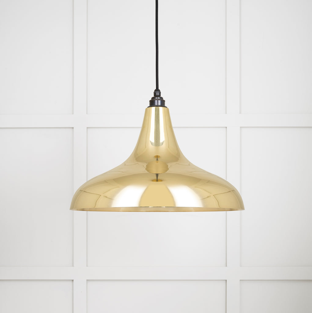 From The Anvil's Smooth Brass Smooth Brass Frankley Pendant