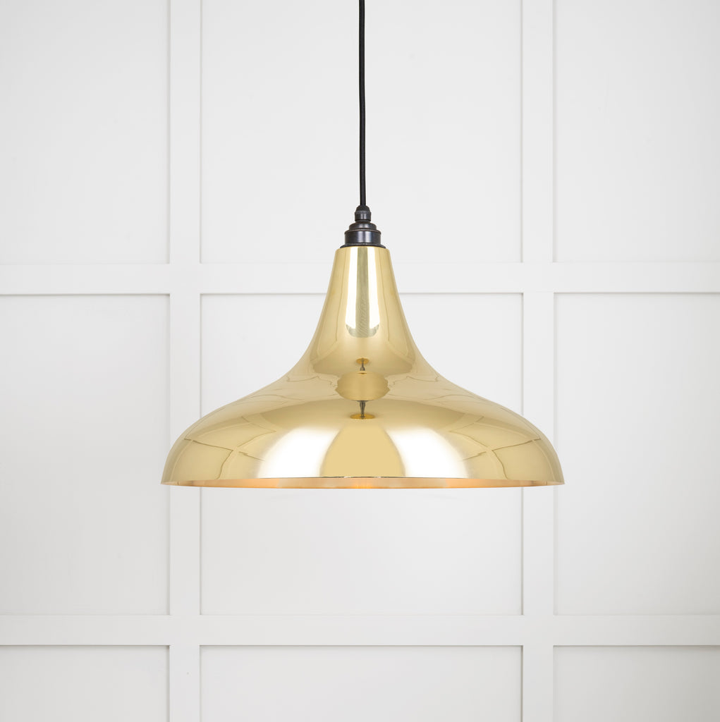 From The Anvil's Smooth Brass Smooth Brass Frankley Pendant