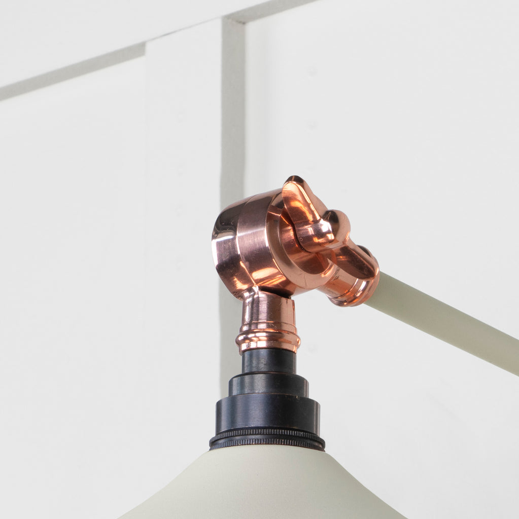 From The Anvil's Smooth Copper Smooth Copper Flora Wall Light