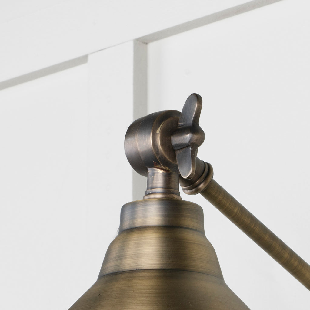 From The Anvil's Aged  Brass Aged Brass Brindley Wall Light