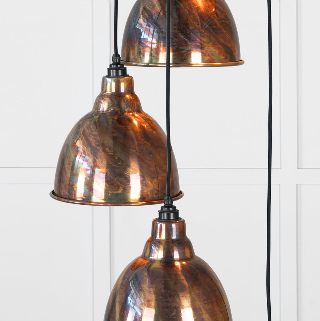 From The Anvil's Burnished Burnished Brindley Cluster Pendant