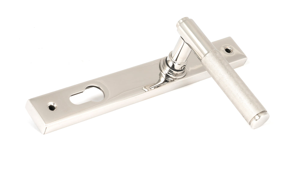 From The Anvil's Polished Marine SS (316) Brompton Slimline Lever Espag. Lock Set