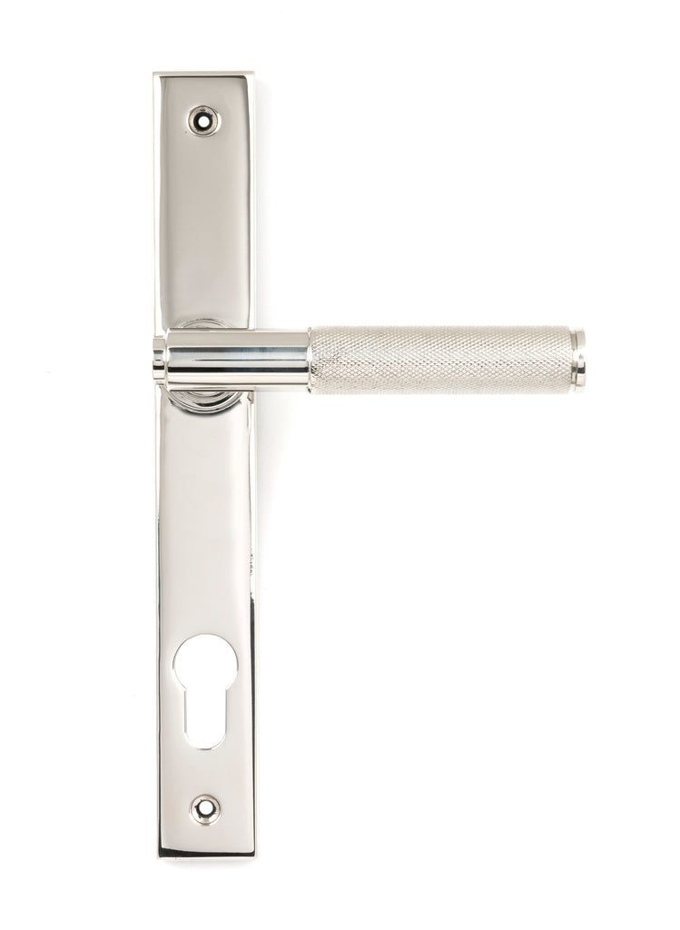 From The Anvil's Polished Marine SS (316) Brompton Slimline Lever Espag. Lock Set