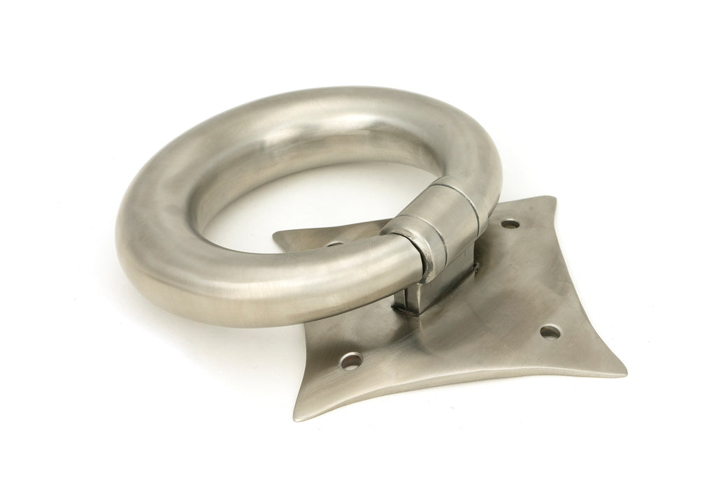 From The Anvil's Satin Marine SS (316) Ring Door Knocker