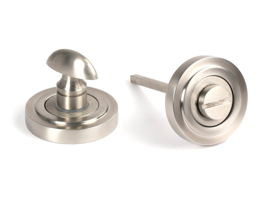 From The Anvil's Satin Marine SS (316) Round Thumbturn Set