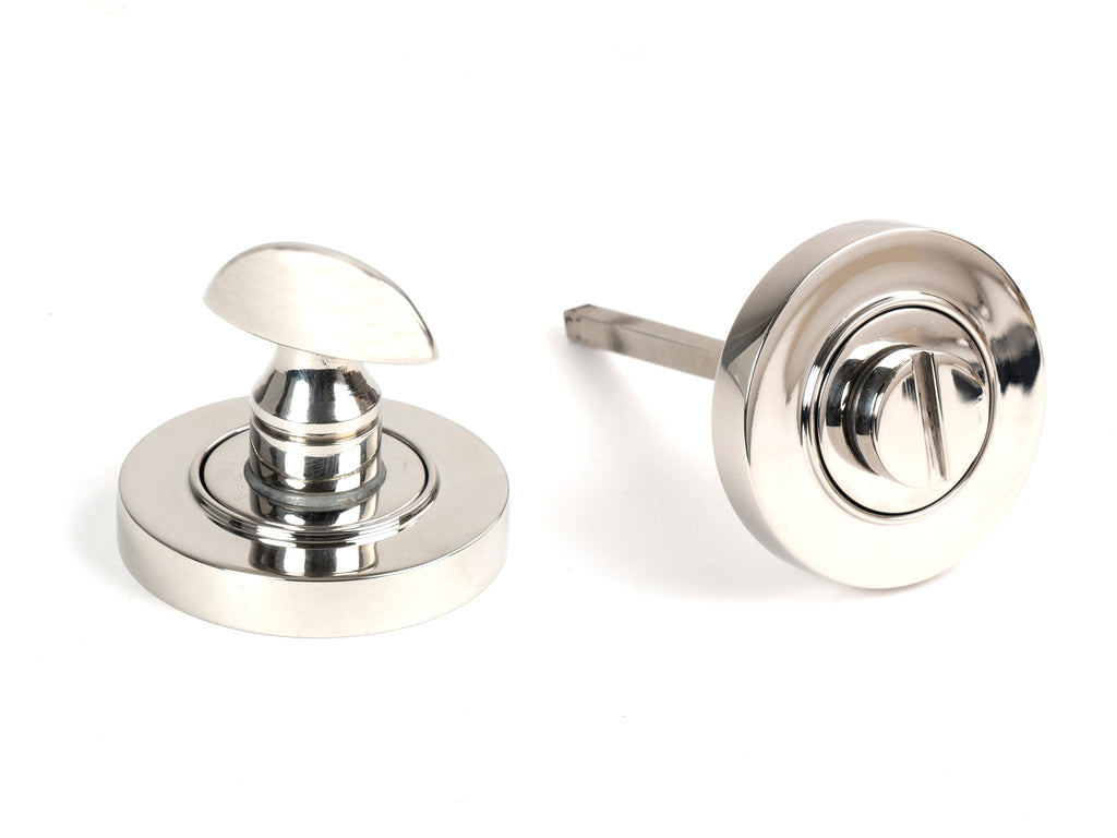 From The Anvil's Polished Marine SS (316) Round Thumbturn Set