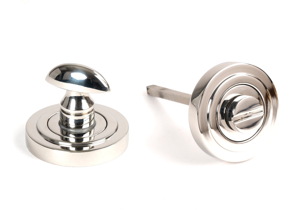 From The Anvil's Polished Marine SS (316) Round Thumbturn Set