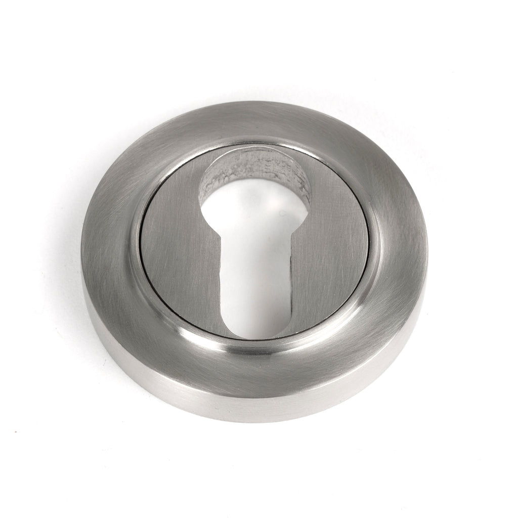 From The Anvil's Satin Marine SS (316) Round Euro Escutcheon