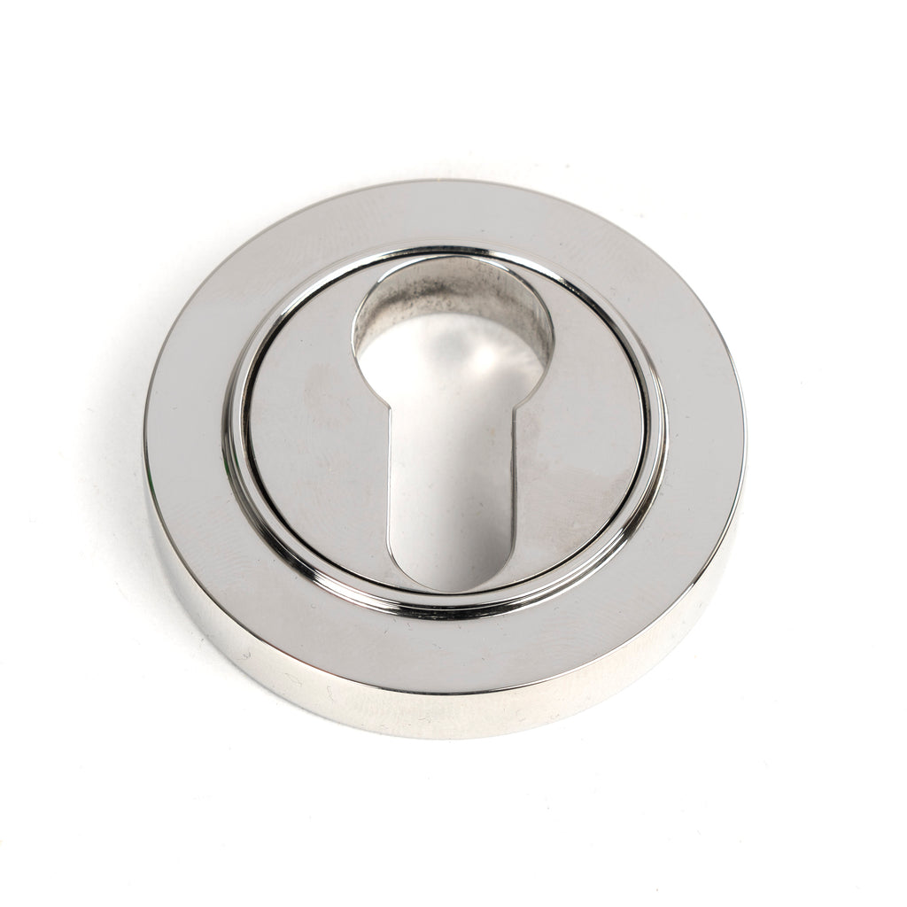 From The Anvil's Polished Marine SS (316) Round Euro Escutcheon