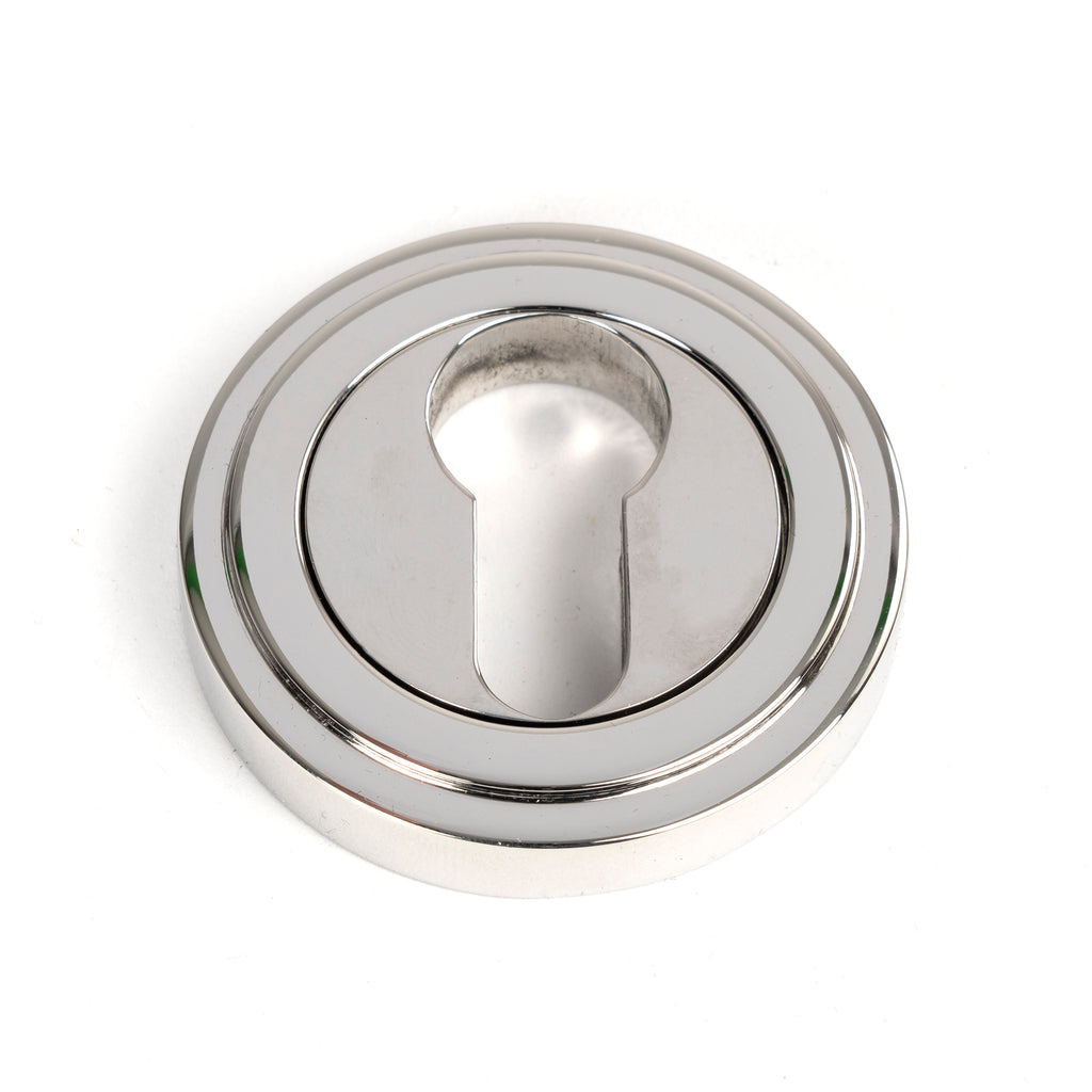 From The Anvil's Polished Marine SS (316) Round Euro Escutcheon