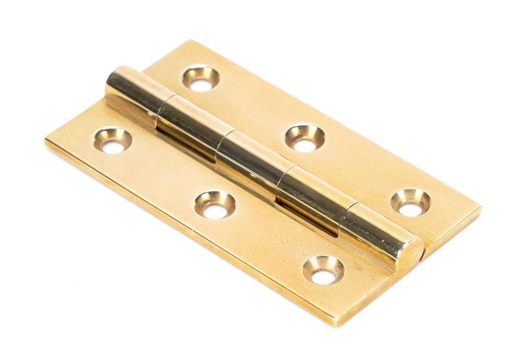 From The Anvil's Polished Brass Butt Hinge (pair)