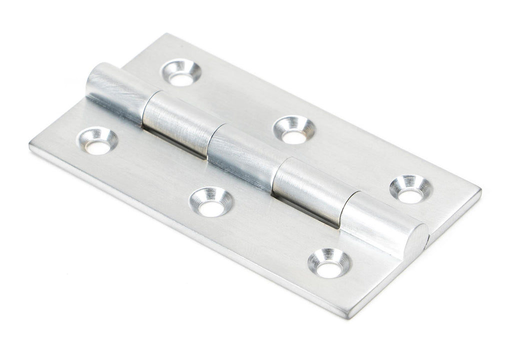 From The Anvil's Satin Chrome Butt Hinge (pair)