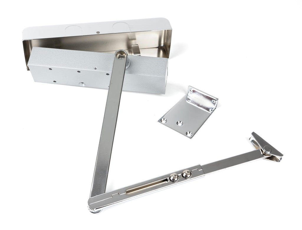 From The Anvil's Polished Chrome Size 2-5 Door Closer