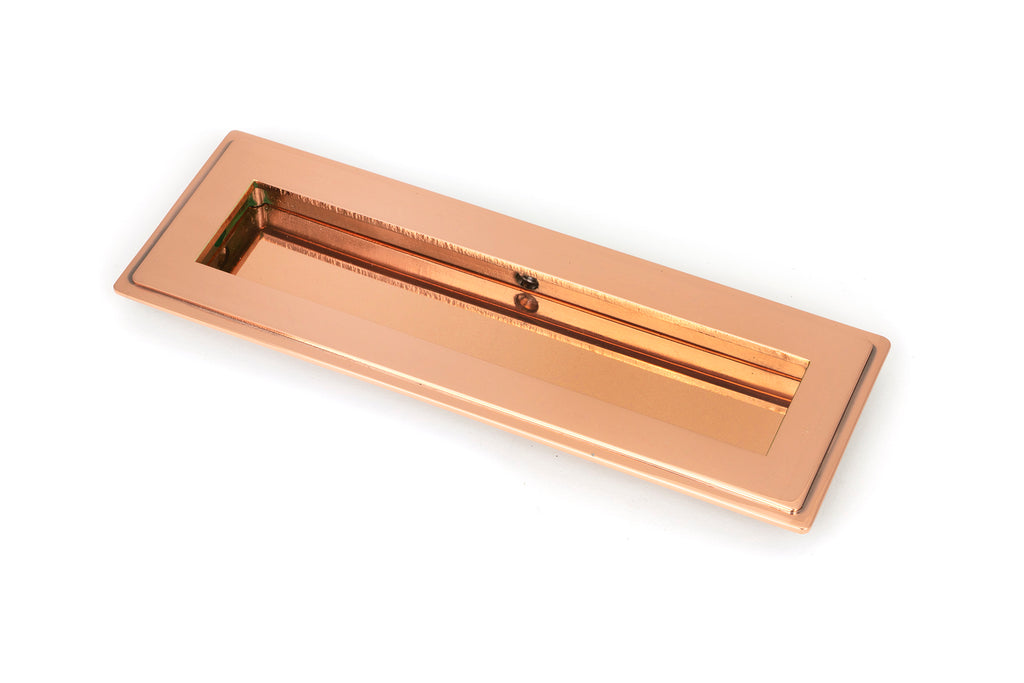 From The Anvil's Polished Bronze Art Deco Rectangular Pull