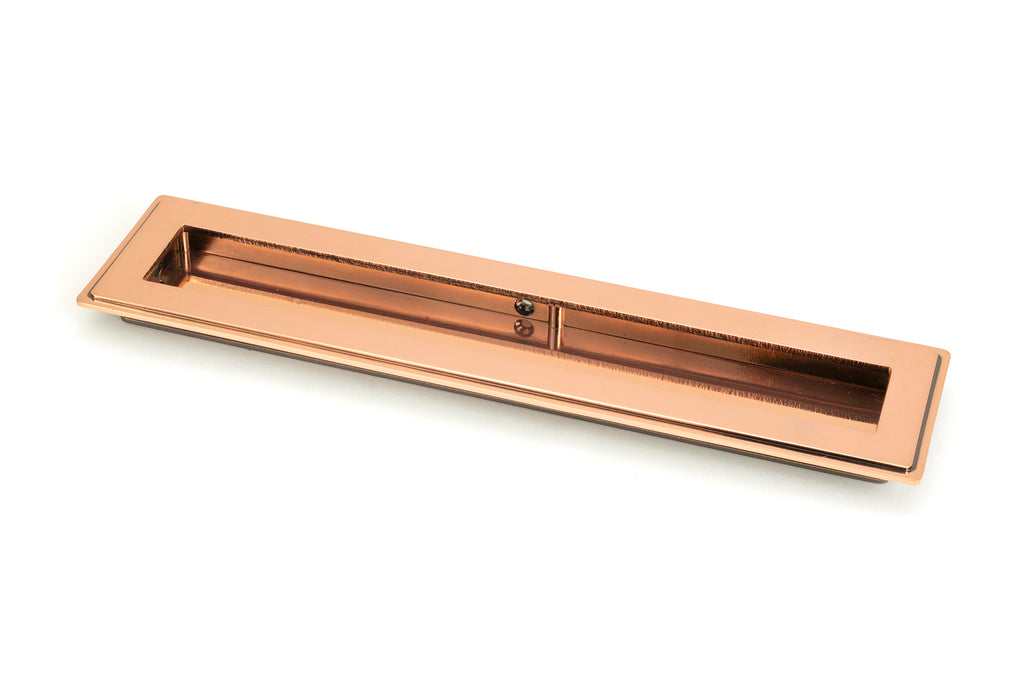 From The Anvil's Polished Bronze Art Deco Rectangular Pull