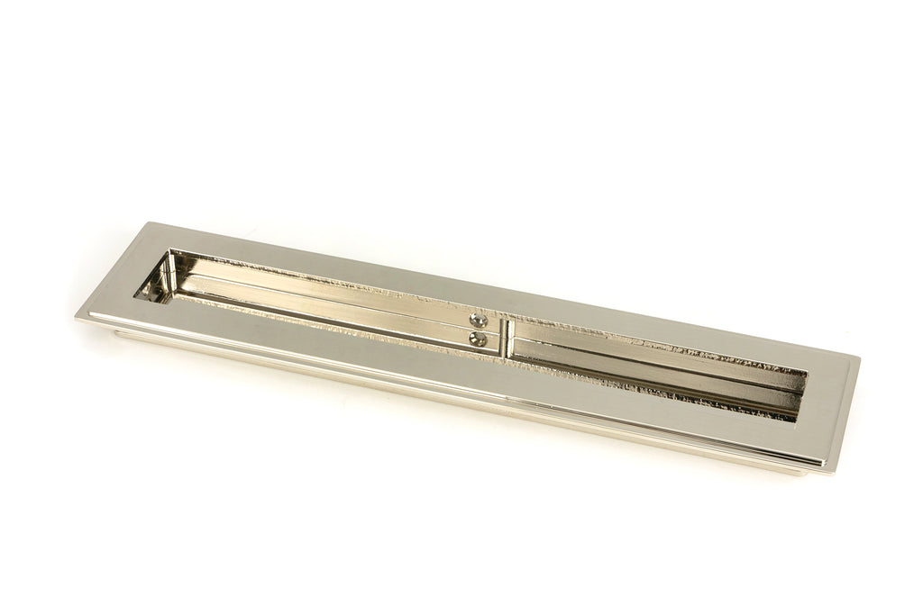 From The Anvil's Polished Nickel Art Deco Rectangular Pull