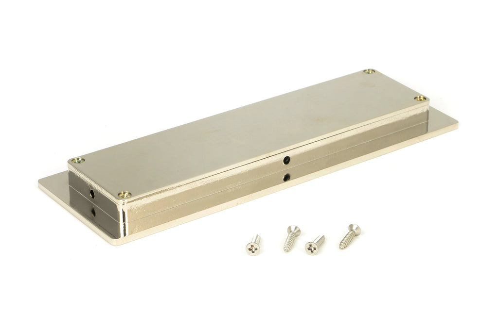 From The Anvil's Polished Nickel Plain Rectangular Pull