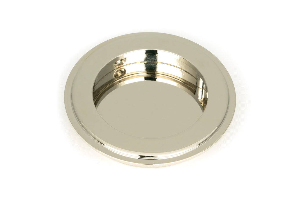 From The Anvil's Polished Nickel Art Deco Round Pull