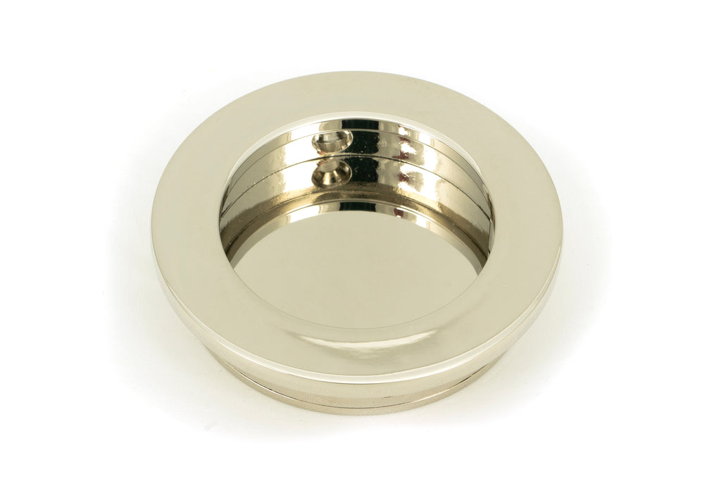 From The Anvil's Polished Nickel Plain Round Pull