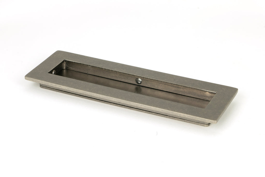 From The Anvil's Pewter Patina Plain Rectangular Pull