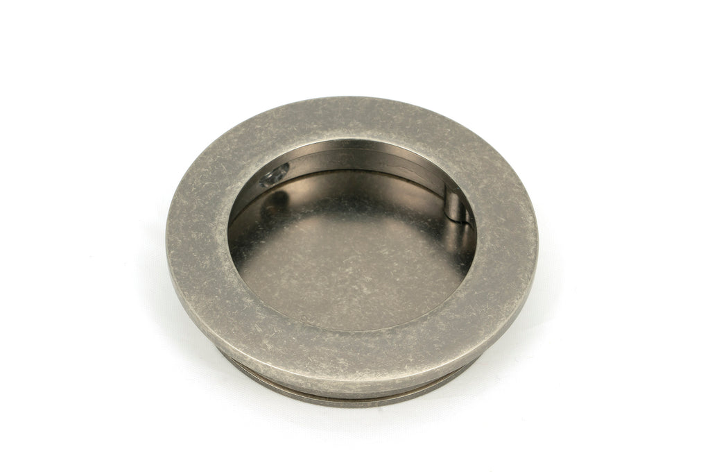 From The Anvil's Pewter Patina Plain Round Pull