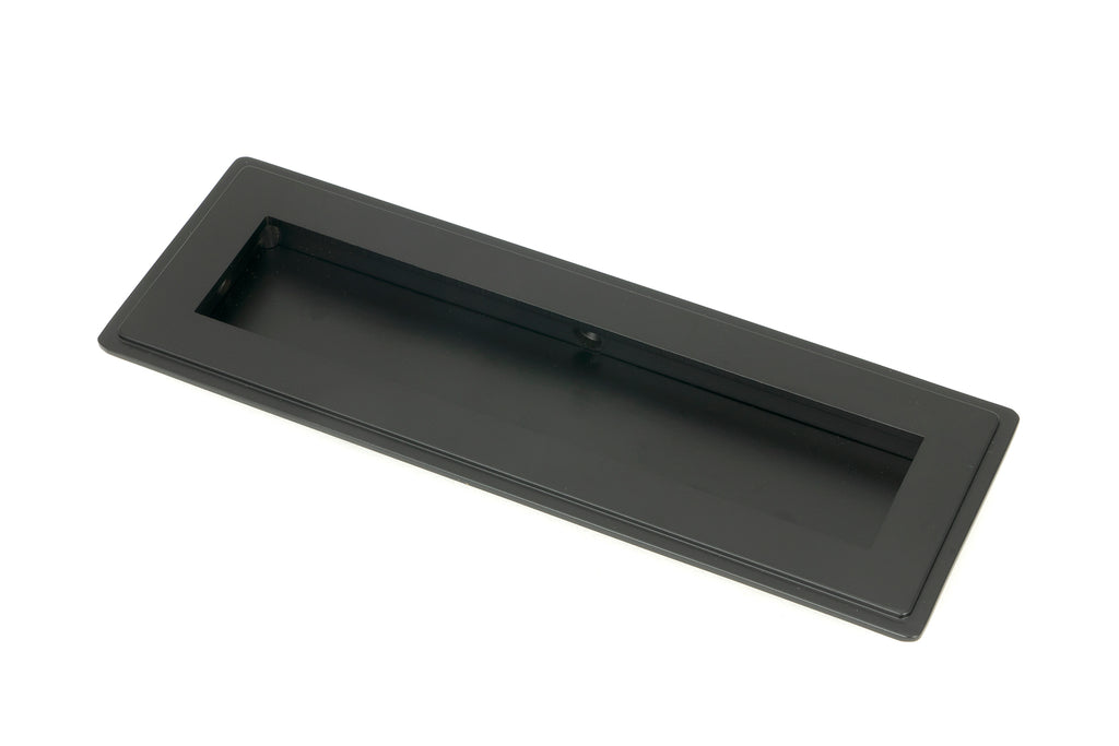 From The Anvil's Matt Black Art Deco Rectangular Pull