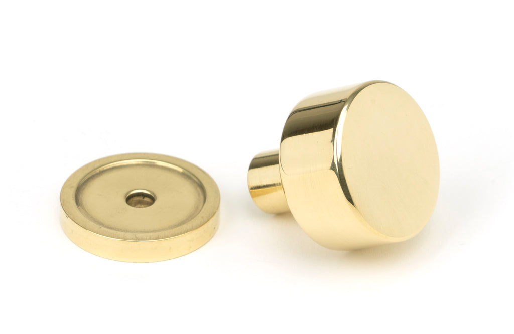 From The Anvil's Polished Brass 25mm Kelso Cabinet Knob