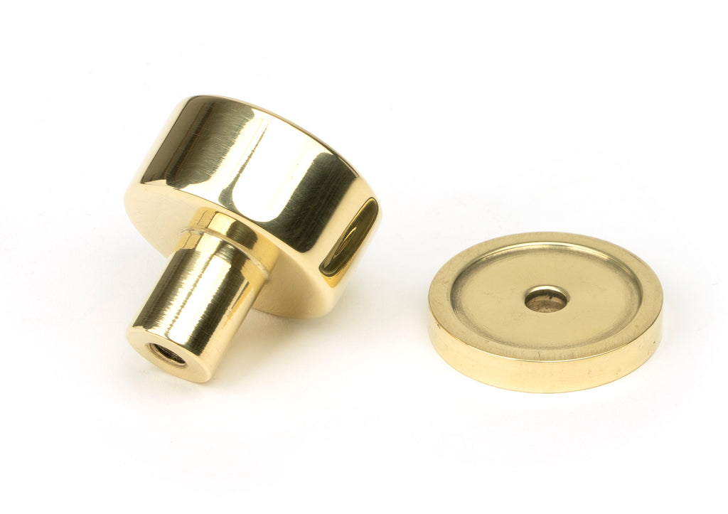 From The Anvil's Polished Brass 25mm Kelso Cabinet Knob