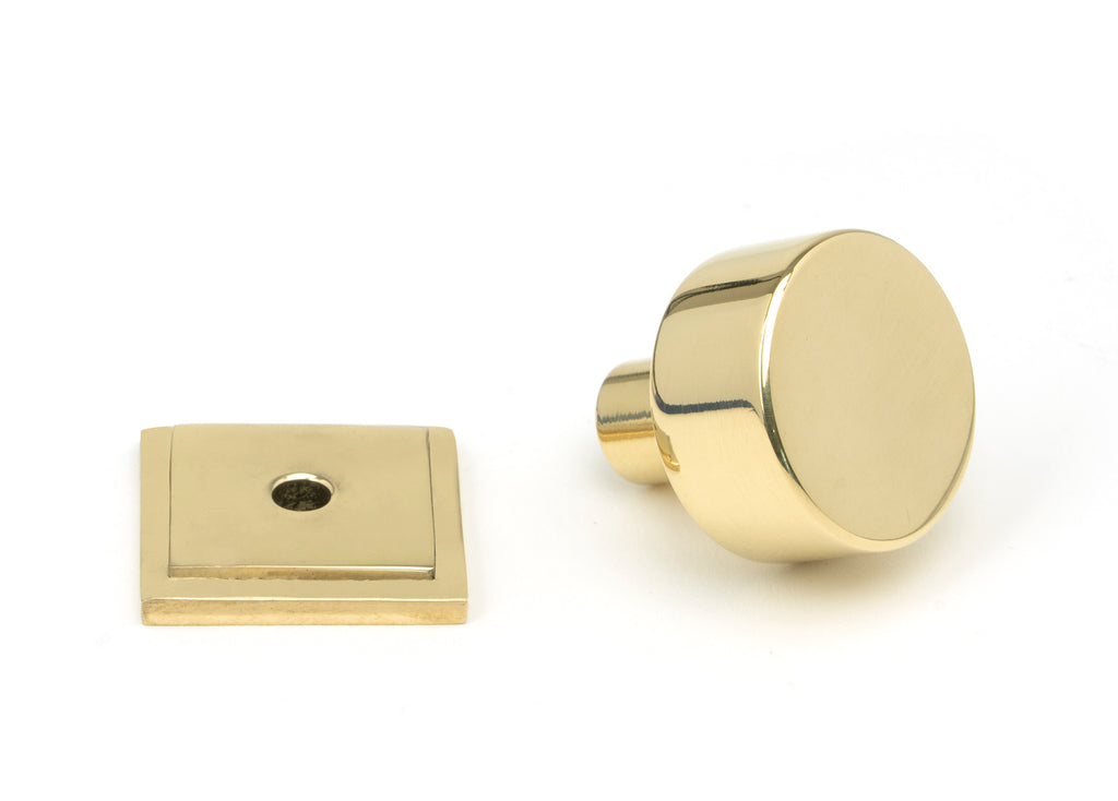 From The Anvil's Polished Brass 25mm Kelso Cabinet Knob