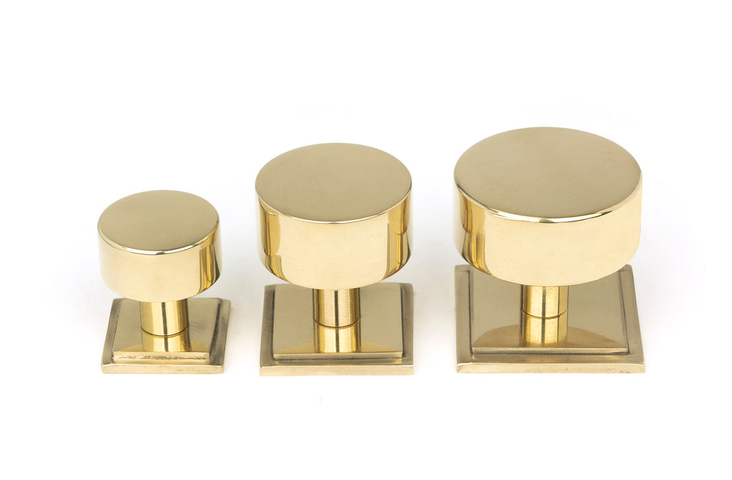 From The Anvil's Polished Brass 25mm Kelso Cabinet Knob