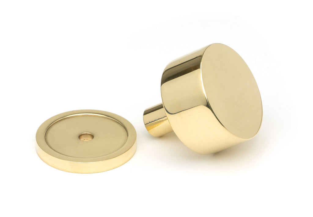 From The Anvil's Polished Brass 32mm Kelso Cabinet Knob