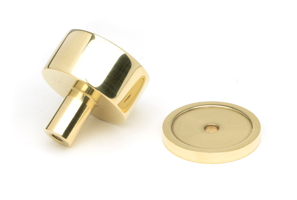 From The Anvil's Polished Brass 32mm Kelso Cabinet Knob