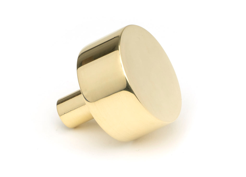 From The Anvil's Polished Brass 32mm Kelso Cabinet Knob