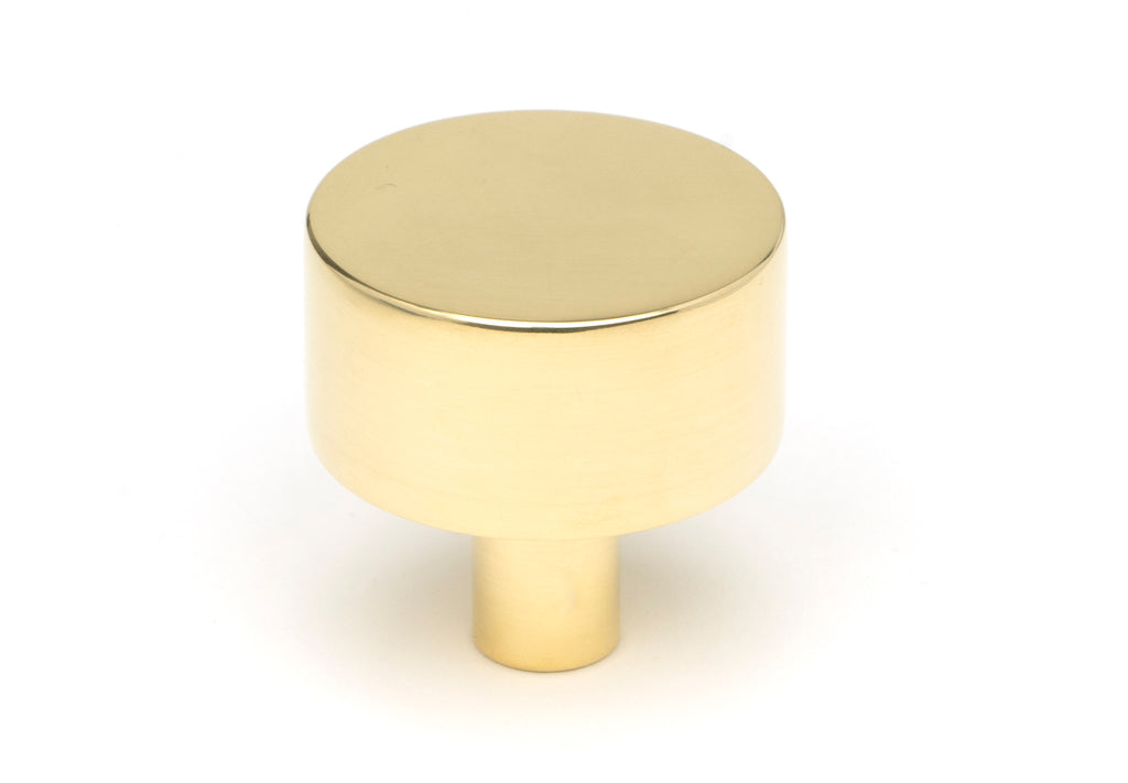 From The Anvil's Polished Brass 32mm Kelso Cabinet Knob